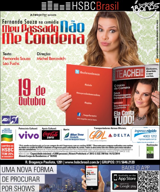 E-FLYER MEU PASSADO NÃO ME CONDENA. Descrição no final do post.