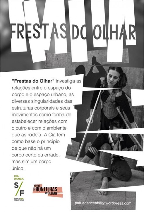 E-FLYER FRESTAS DO OLHAR. DESCRIÇÃO NO FINAL DO POST.